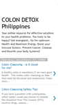 Mobile Screenshot of colondetoxphilippines.blogspot.com