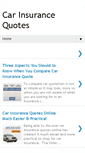 Mobile Screenshot of carzinsurancequotes.blogspot.com