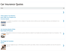 Tablet Screenshot of carzinsurancequotes.blogspot.com