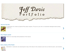 Tablet Screenshot of jlelanddavisportfolio.blogspot.com