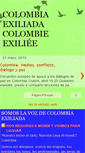 Mobile Screenshot of colombiaexiliada.blogspot.com