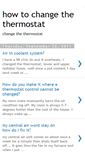 Mobile Screenshot of howtochangethethermostat.blogspot.com