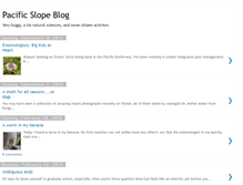 Tablet Screenshot of pacificslopeblog.blogspot.com