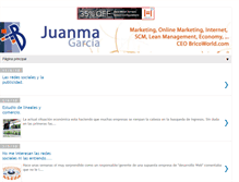 Tablet Screenshot of juanmagarciagonzalez.blogspot.com