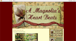 Desktop Screenshot of magnoliaheartbeats.blogspot.com