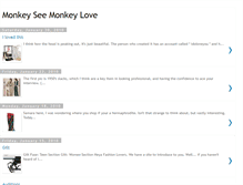 Tablet Screenshot of monkeyseemonkeyloveblog.blogspot.com