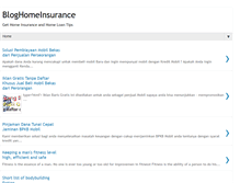 Tablet Screenshot of bloghomeinsurance.blogspot.com