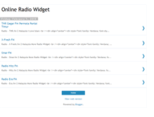 Tablet Screenshot of on9radiowidget.blogspot.com