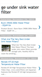 Mobile Screenshot of geundersinkwaterfilter.blogspot.com