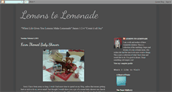 Desktop Screenshot of lemondstolemonade.blogspot.com