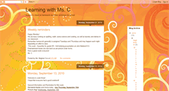 Desktop Screenshot of learningwithmissc.blogspot.com