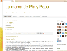 Tablet Screenshot of lamamadepiaypepa.blogspot.com