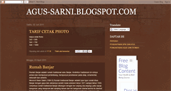 Desktop Screenshot of agus-sarni.blogspot.com