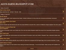 Tablet Screenshot of agus-sarni.blogspot.com