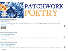 Tablet Screenshot of patchworkpoetry.blogspot.com