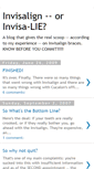 Mobile Screenshot of invisalignlies.blogspot.com