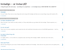 Tablet Screenshot of invisalignlies.blogspot.com