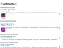 Tablet Screenshot of pinkribbonnews.blogspot.com