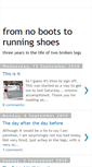 Mobile Screenshot of fromnobootstorunningshoes.blogspot.com