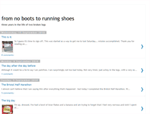 Tablet Screenshot of fromnobootstorunningshoes.blogspot.com