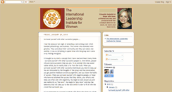 Desktop Screenshot of leadershipinstituteforwomen.blogspot.com