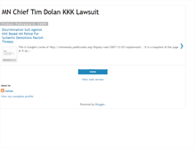 Tablet Screenshot of mnpolice-chiefsued-re-kkk-threats.blogspot.com