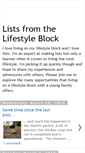 Mobile Screenshot of lifestyleblocklists.blogspot.com