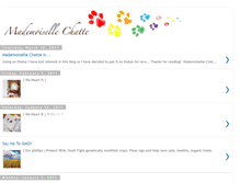 Tablet Screenshot of mademoiselle-chatte.blogspot.com