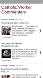 Mobile Screenshot of catholicworkercommentary.blogspot.com