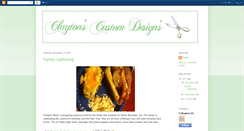 Desktop Screenshot of paula-claytonscustomdesigns.blogspot.com