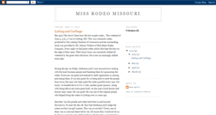 Desktop Screenshot of missrodeomissouripageant.blogspot.com
