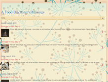 Tablet Screenshot of food-dilettante.blogspot.com