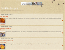 Tablet Screenshot of preethisrecipes.blogspot.com