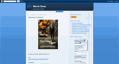 Desktop Screenshot of moviedose.blogspot.com