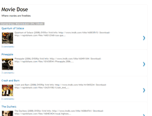 Tablet Screenshot of moviedose.blogspot.com