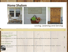 Tablet Screenshot of homeshalom.blogspot.com