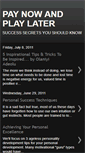 Mobile Screenshot of paynowplaylaterconcept.blogspot.com