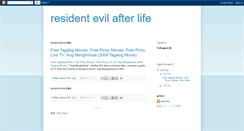 Desktop Screenshot of maureen-residentevilafterlife.blogspot.com