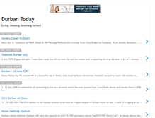 Tablet Screenshot of durbantoday.blogspot.com