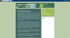 Desktop Screenshot of instant-connect.blogspot.com