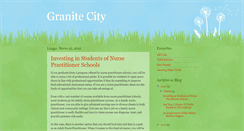 Desktop Screenshot of granitecityvapour.blogspot.com