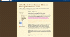 Desktop Screenshot of aishalovespellsscam.blogspot.com