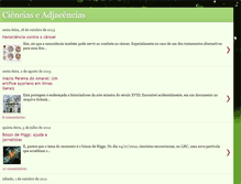 Tablet Screenshot of cienciaseadjacencias.blogspot.com