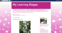 Desktop Screenshot of mylearningstages.blogspot.com