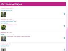 Tablet Screenshot of mylearningstages.blogspot.com