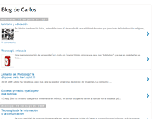 Tablet Screenshot of carlos-bloggeando.blogspot.com