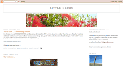 Desktop Screenshot of littlegrubs.blogspot.com