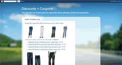 Desktop Screenshot of discountspluscoupons.blogspot.com