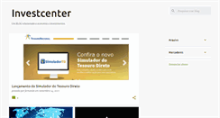 Desktop Screenshot of investcenter.blogspot.com