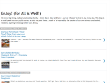 Tablet Screenshot of enjoyforalliswell.blogspot.com